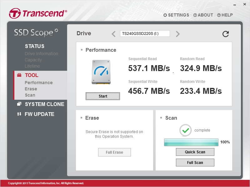 Download Transcend SSD Scope - MajorGeeks