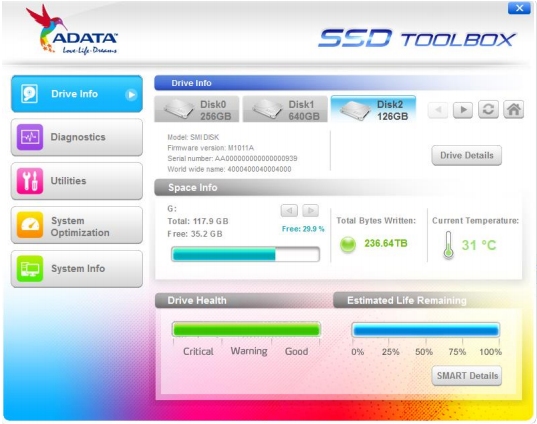 Ærlig Præsident Optø, optø, frost tø Download ADATA SSD ToolBox - MajorGeeks