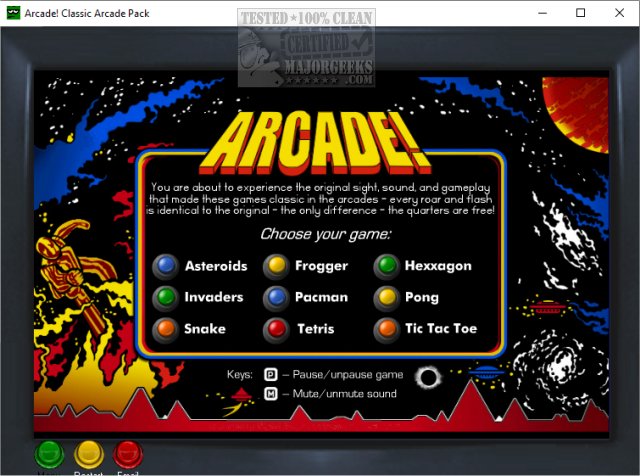 free classic arcade games download