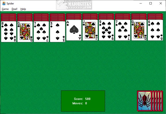 Download Microsoft Solitaire and Spider Solitaire -